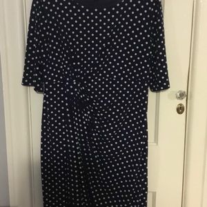 Forever dress black and white polka dots